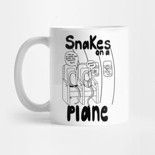 Snakes on a Plane (Black) Mug